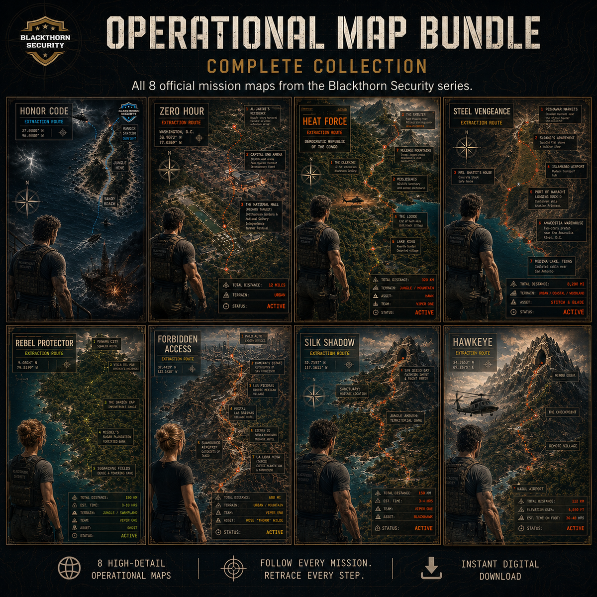 Blackthorn Security Map Bundle